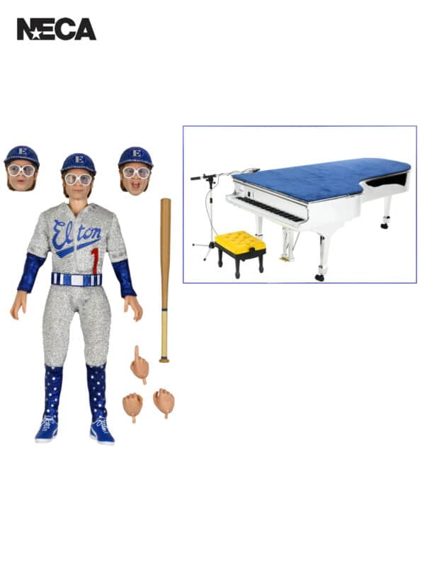 ELTON JOHN LIVE (1975) 8″ CLOTHED ACTION FIGURE