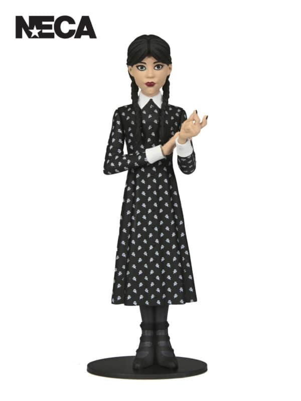 WEDNESDAY ADDAMS CLASSIC DRESS – TOONY TERRORS 6″ SCALE ACTION FIGURE