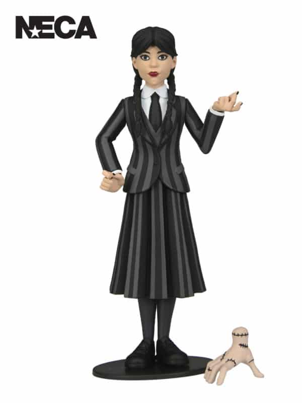 WEDNESDAY ADDAMS – NEVERMORE TOONY TERRORS 6″ SCALE ACTION FIGURE