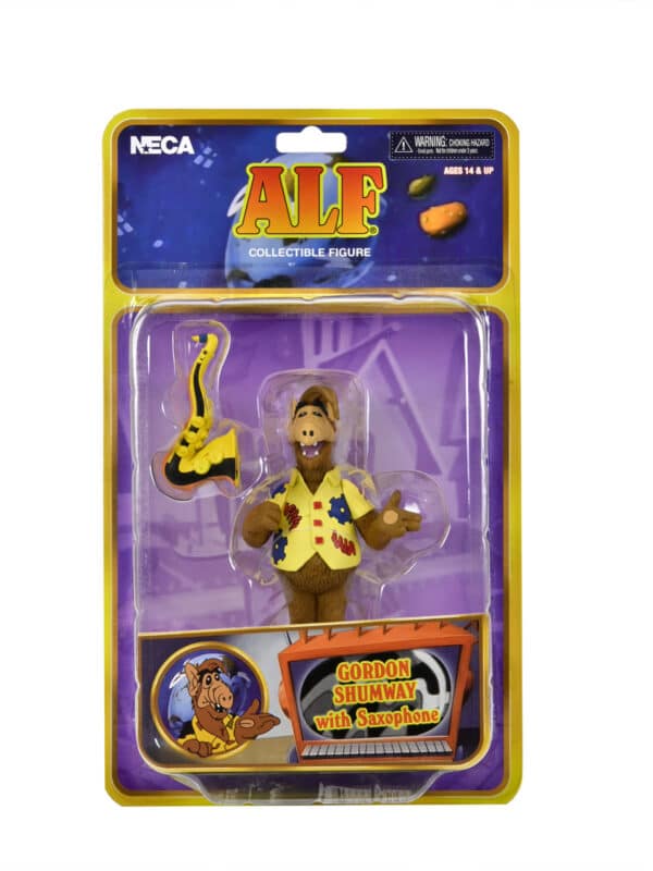 ALF TOONY CLASSIC WITH SAXOPHONE 6″ ACTION FIGURE, NECA
