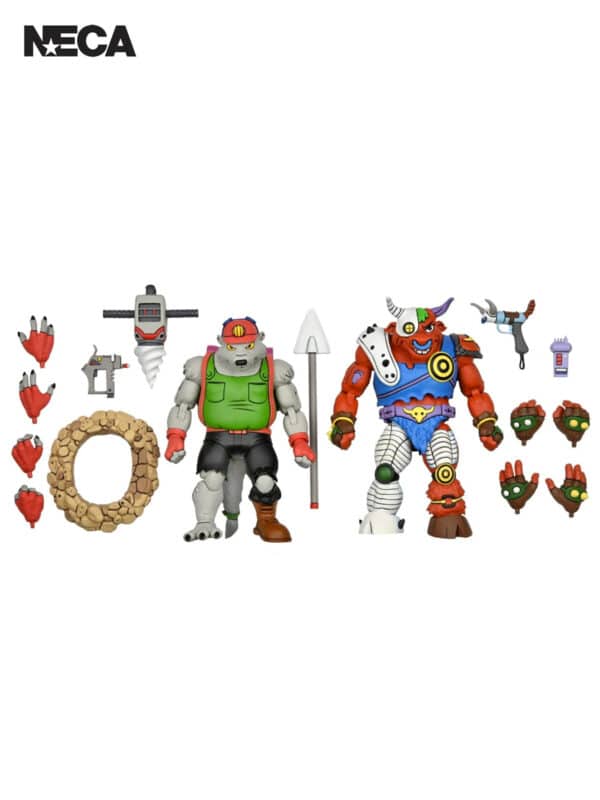 TMNT DIRTBAG AND GROUNDCHUCK (CARTOON) 7″ FIGURES – 2 PK