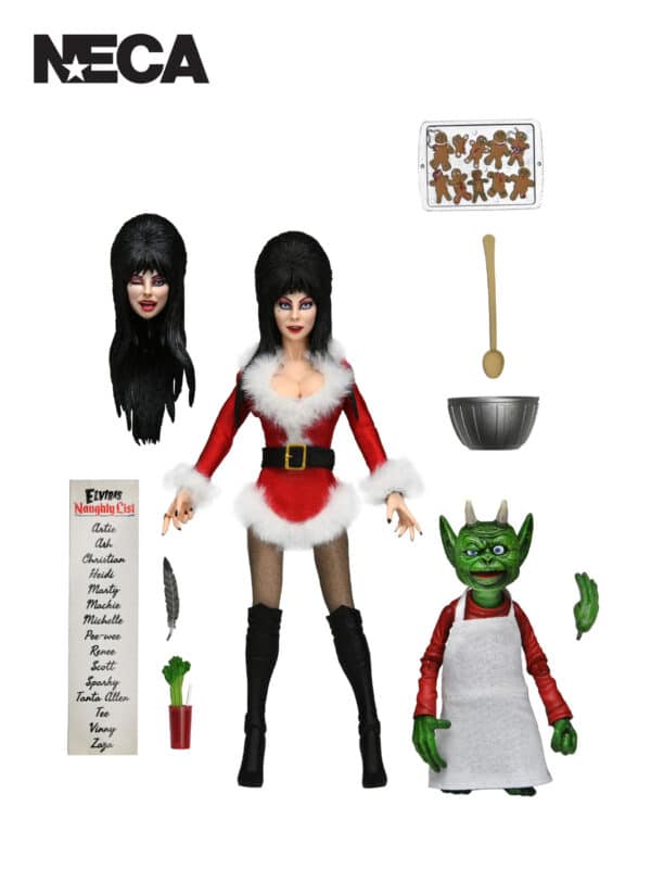 ELVIRA – VERY SCARY CHRISTMAS 8″ CLOTHED ACTION FIGURE