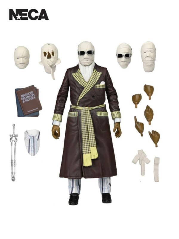 INVISIBLE MAN ULTIMATE UNIVERSAL MONSTERS FIGURE “KEMP HOUSE” (COLOUR) – 7″ SCALE ACTION FIGURE