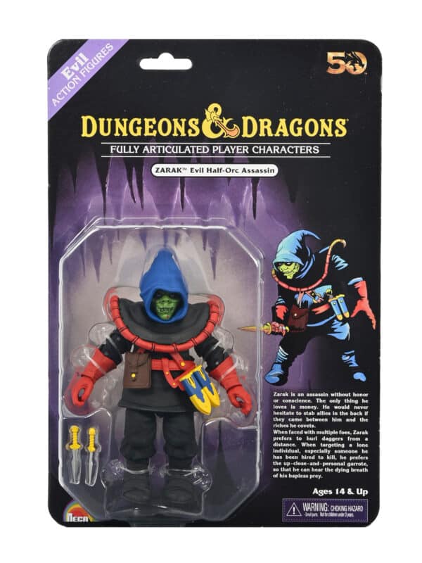 DUNGEONS & DRAGONS – ZARAK 50TH ANNIVERSARY 7″ SCALE ACTION FIGURE