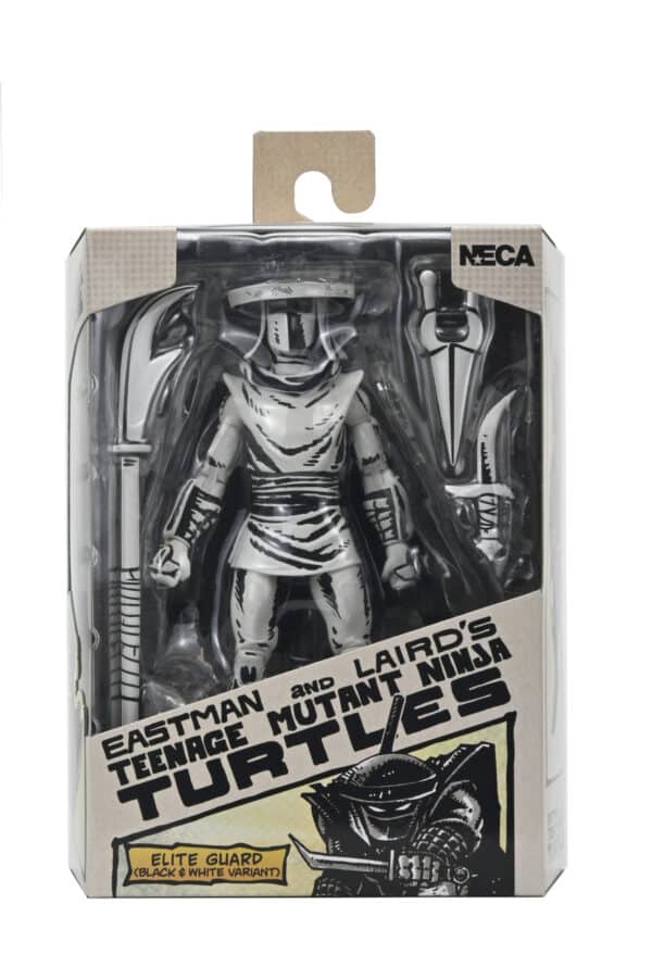 TMNT ELITE FOOT NINJA GUARD BLACK & WHITE FIGURE (MIRAGE COMICS) – 7″ SCALE ACTION FIGURE