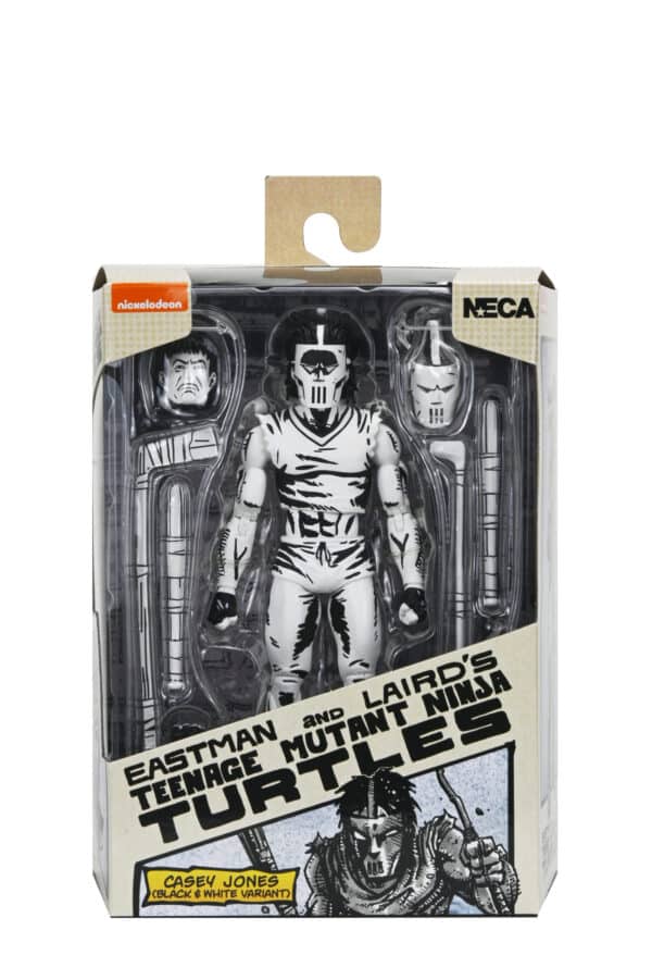 TMNT CASEY JONES BLACK & WHITE FIGURE (MIRAGE COMICS) – 7″ SCALE ACTION FIGURE