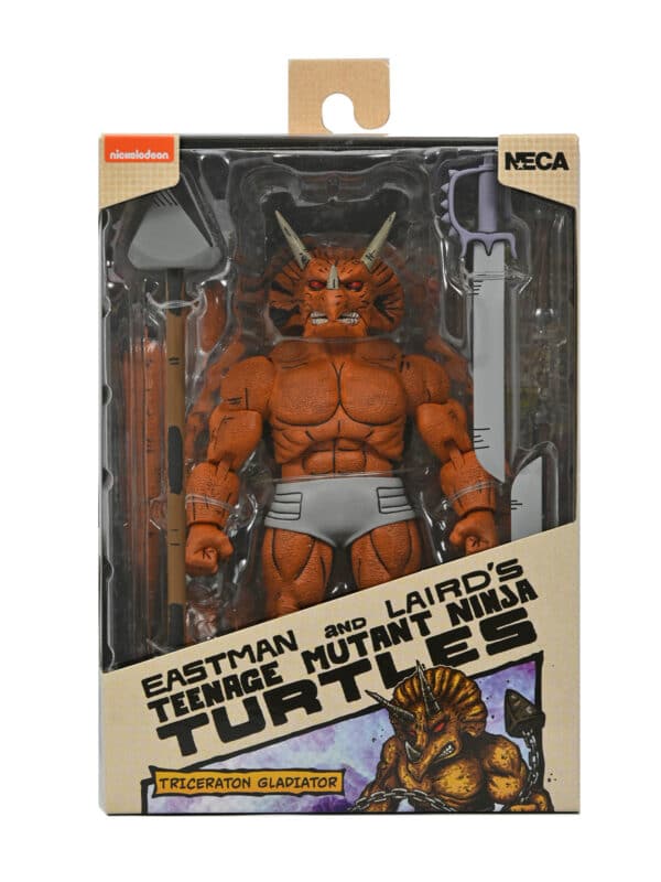 TMNT (MIRAGE COMICS) TRICERATON GLADIATOR – 7″ SCALE ACTION FIGURE
