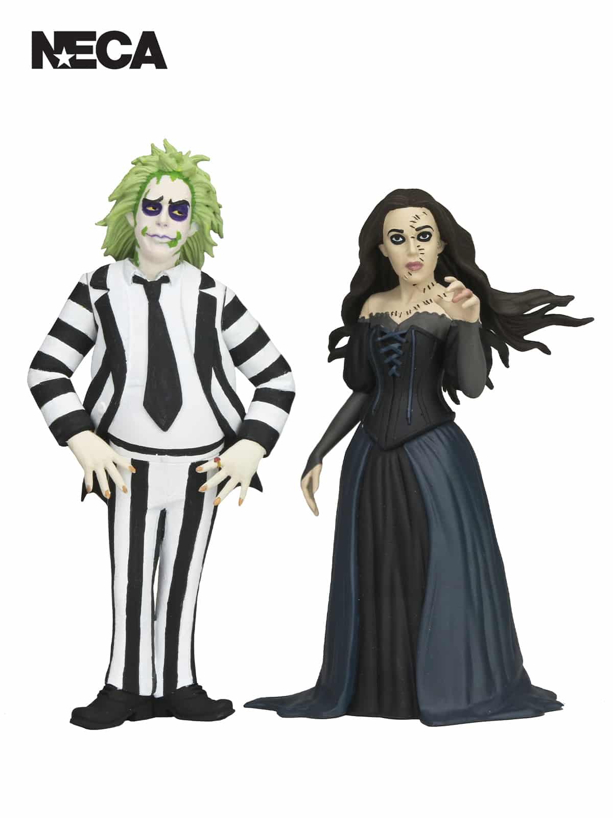 BEETLEJUICE BEETLEJUICE – TOONY TERRORS BEETLEJUICE & DELORES 2 PACK – 6″ SCALE ACTION FIGURES